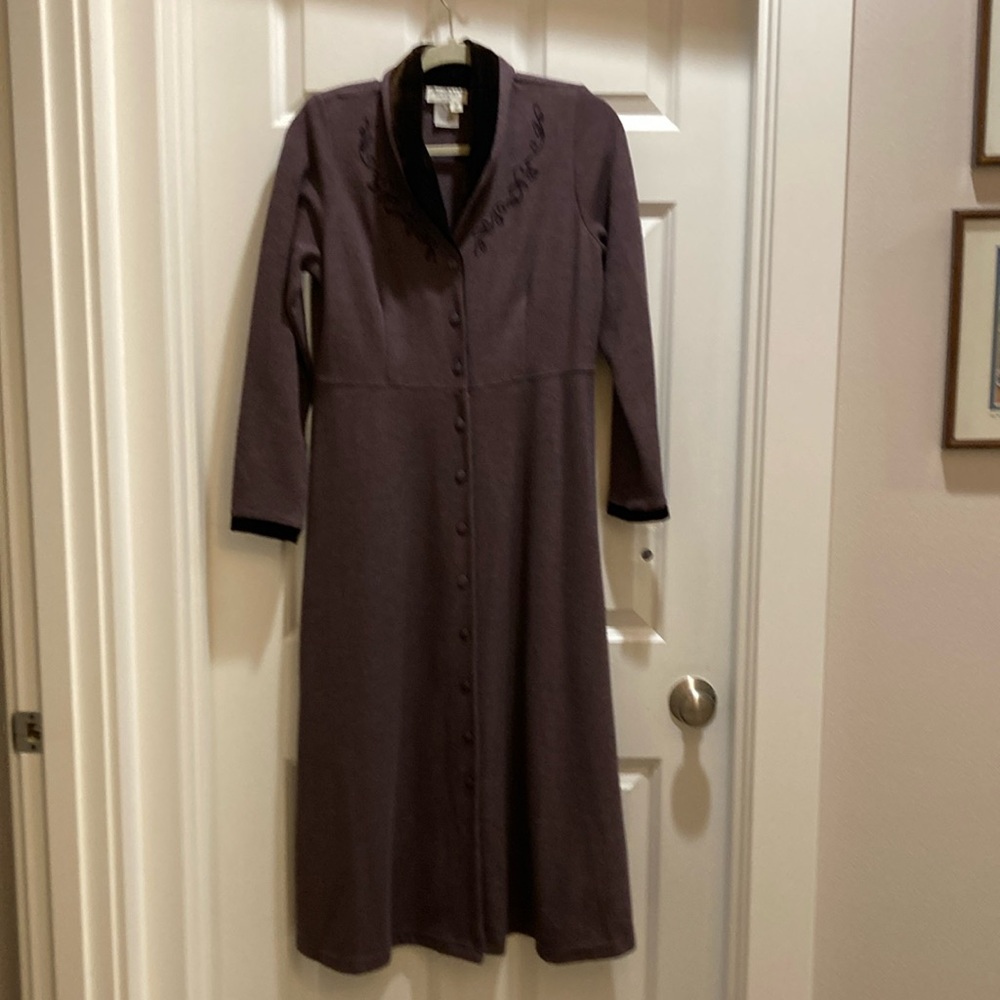 Norm Thompson Embroidered Midi/Maxi Sweater Dress